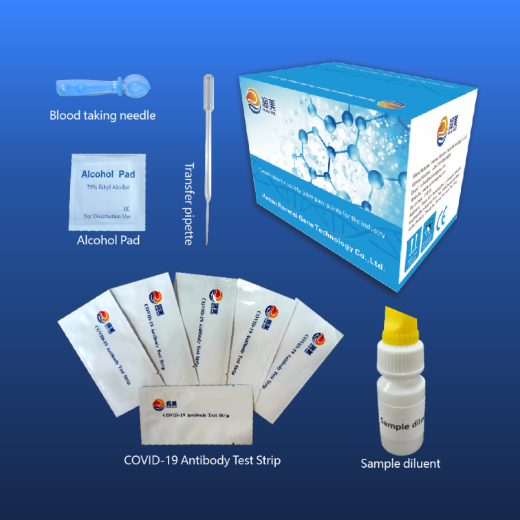 Nouveau kit de détection d'anticorps coronavirus covid-19 (or colloïdal)
