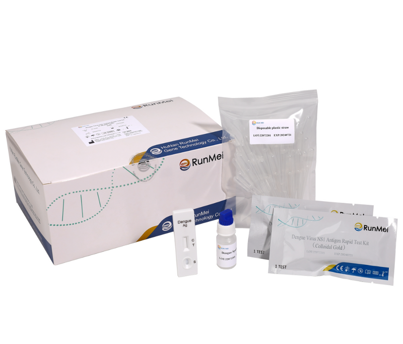 Kit d'essai rapide de l'antigène Virus de la dengue NS1 (or colloïdal)