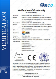 Instrument automatique d'extraction d'acide nucléique - Certification CE